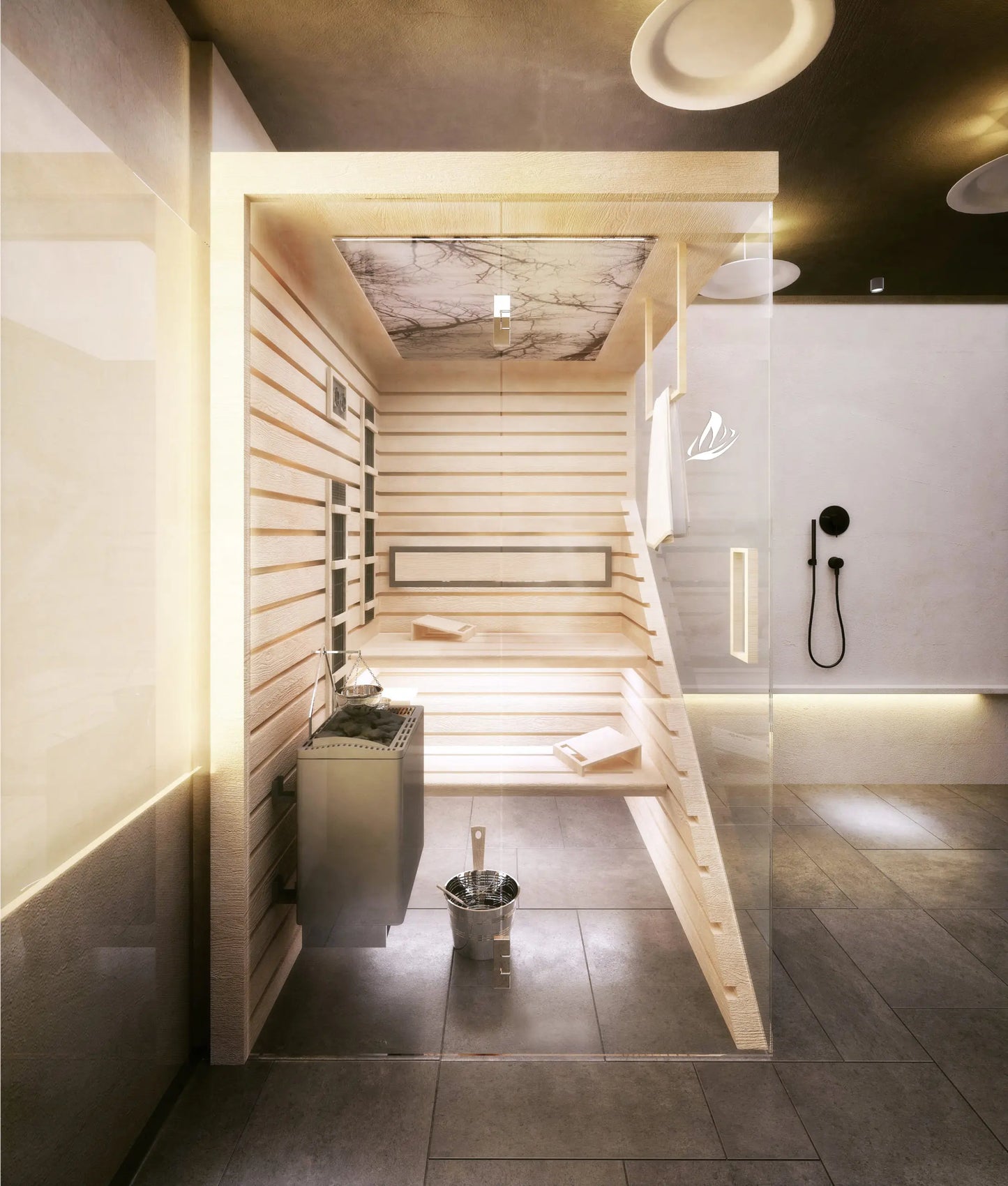 
                  
                    Heal™ Exclusive indoor sauna
                  
                